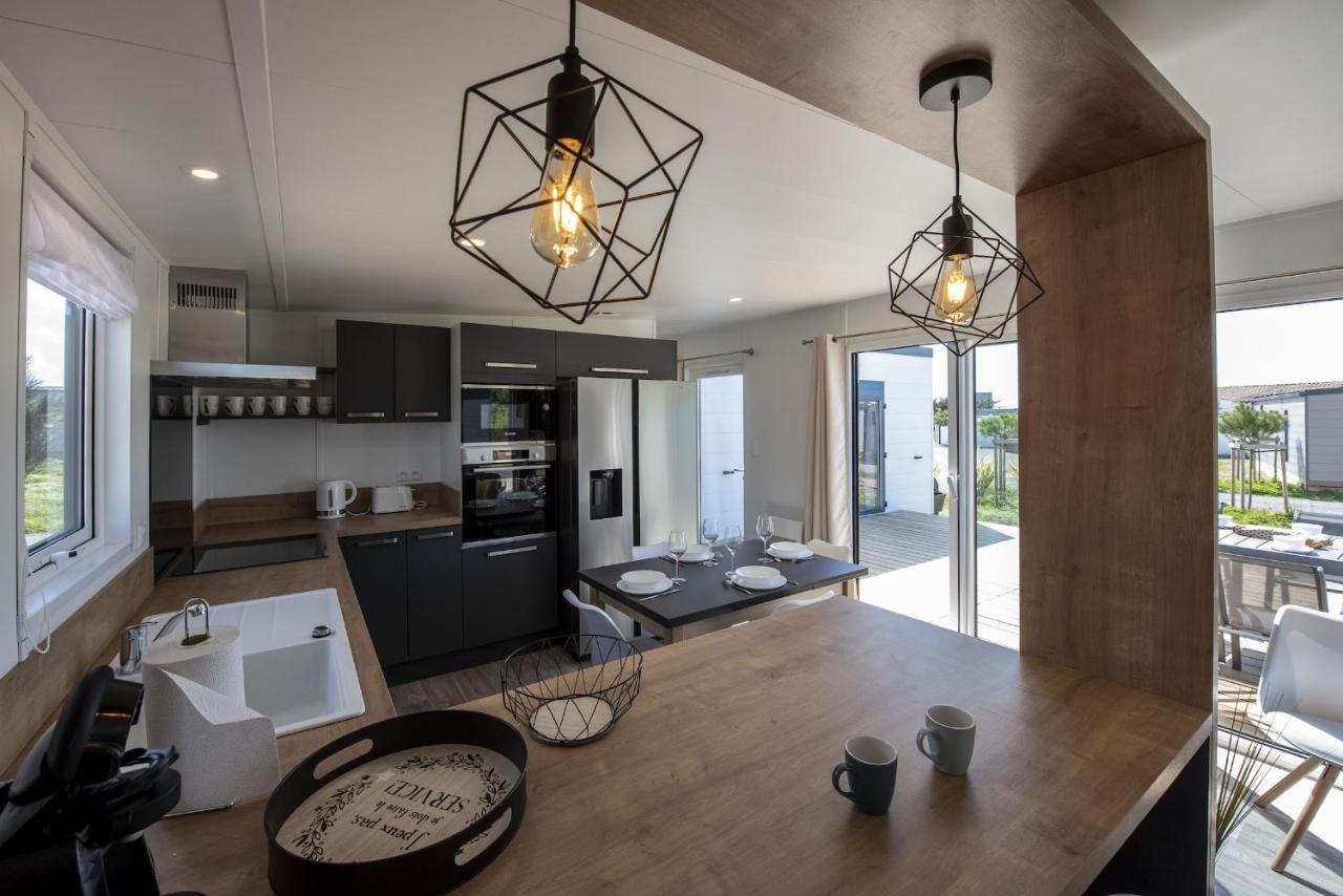 Brétignolles-sur-Mer Chalet Pour 6 Dans Un Domaine Avec Piscine מראה חיצוני תמונה